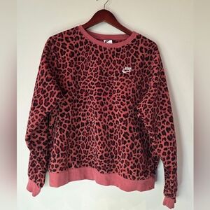 Nike Leopard Print Sweatshirt